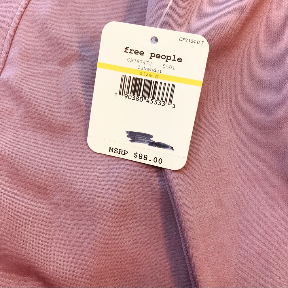 SALE! Free People Super Soft Deep V-Neck Bodysuit - Picture 8 of 8